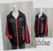 ☀️二手衣☀️二手極新Adidas 女款黑色螢光拼接薄內刷毛連帽風衣外套S號AE00580