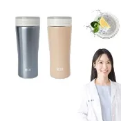 【IKUK 艾可】真陶瓷保溫杯-旋蓋簡約陶瓷杯300ml(運動登山杯/環保隨行杯/口袋杯/陶瓷保溫瓶/咖啡保溫杯)