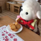 森林家族❤️小熊餅乾❤️森林家族仿真食玩配件微縮食玩模型