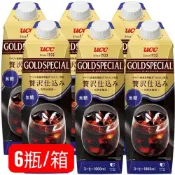 (店+)*貪吃熊* 箱出-日本 UCC Gold SP 無糖 咖啡 咖啡液 即飲 冰咖啡1L*6罐箱