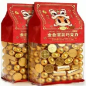 🔥年貨必備🔥【甲辰馬年限定】開運聚財金幣巧克力｜金條元寶喜糖禮盒 婚慶年節首選 復古懷舊零食 招財進寶賀歲