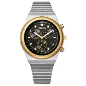 大高雄鐘錶城 CITIZEN 星辰 Chronograph系列 AT2544-64E 光動能昭和金男錶 38mm｜樂天領券現折★全館特惠中★指定刷卡回饋10%