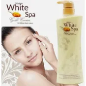 Mistine White Spa 黃金魚子醬配方身體乳400ml 乳液