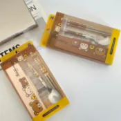 🇰🇷 韓國KKOBA 現貨 拉拉熊 小白熊 總動員款 餐具組 環保餐具 牛奶熊 懶懶熊 韓國文創 湯匙 筷子