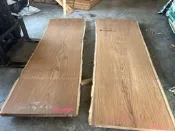 A-DW@非洲柚木原木桌板長300寬80/105厚6.5ccm桌板.層板.裝潢鄉村風.傢俱/台灣工廠