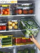 協貿國際日用品生活1館 保鮮盒食品級冰箱收納盒水果蔬菜冷凍專用盒子廚房整理神器