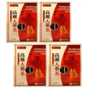 (店+)韓國 高麗人蔘顆粒茶3公克X100包/盒x4盒(韓國原裝進口)