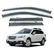 台灣出貨🔥速霸陸 SUBARU 15-24年 OUTBACK 晴雨窗 鍍鉻飾條 晴雨窗 亮條晴雨窗 1組4片