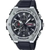 【CASIO 卡西歐】運動風三眼計時手錶-黑 送禮 禮物 推薦(MWA-300H-1AV)
