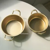 全球選品1館 生活百貨 韓式泡麵鍋韓劇同款電磁爐拉麵鍋金色網紅小煮鍋螺螄粉泡麵之孝