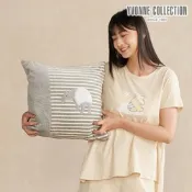 YVONNE 以旺傢飾 馬來貘方形抱枕（45x45公分）-迷霧灰