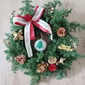 聖誕佈置選品 樹花圈 永生桌花盆花盆栽|開店開幕展覽生日禮物七