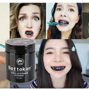 Bottokan 美白活性碳潔牙粉 45G正裝 IG爆紅款 一週有感 竹炭牙粉 網紅狂推 牙膏