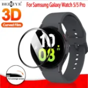 三星Galaxy Watch 5 手錶螢幕保護貼 3D手錶保護貼適用於三星Galaxy Watch 5 5 Pro