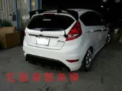 《虹藝車體美學》FORD 福特 FIESTA fiesta 改 RS 尾翼 ＊平光黑現貨供應＊