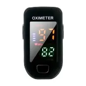 OXI-1 居家手指偵測血氧機 運動專用-黑(運動專用 一鍵偵測儀 LED螢幕 血氧 健康監測)