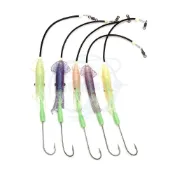 (店+)船釣潘多拉 白帶長柄子線鉤 白帶鉤 夜光管 附小卷 倒鉤 白帶魚專用 太刀魚鉤 長柄鉤 倒鈎 白帶串鉤 白帶魚釣組
