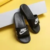 Nike 涼拖鞋 Benassi Solarsoft NBA 黑底白勾 運動拖鞋男鞋 917551-004 jordan