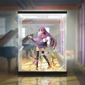 【小音國際購】【移不動】GSC 化物語 戰場原黑儀 蕩漾 文具裙 手辦專用展示盒