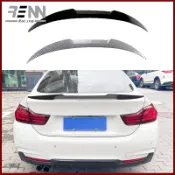 適用於【寶馬BMW 4系 F36 2014-2020 M4刀锋款】尾翼定風翼後擾流板包圍外觀外飾空力套件尾翼定風翼改裝件
