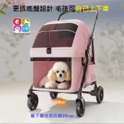D6 台灣現貨🦐開發票🎁送外掛包 小型寵物推車 緬因雪納瑞柯基臘腸適用一鍵折疊大空間承重20公斤BELLO LD02M