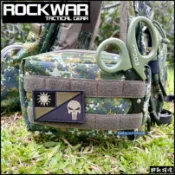 【野戰搖滾】ROCKWAR MOLLE 橫式雜物包【陸軍數位迷彩】醫療包陸軍戰術腰包工具包手機腰包雜物袋配件包彈藥包國軍