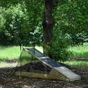 十木屋 公司貨 現貨速發 夏季單人徒步庇護所登山露營騎行摩旅超輕量化防蚊無桿帳篷 免運