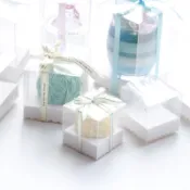 『蠟妹子手作』香薰蠟燭包裝禮盒香薰石膏包裝盒方形透明塑膠包裝禮盒(不含緞帶)