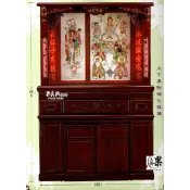 《大溪神桌 果真興佛具》/ 5尺1神明桌 樟木佛櫥 祖先桌 佛櫥 佛像訂做 佛桌佛聯 神衣神帽 宮廟百貨