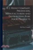 【三民網路書店】H. J. Heinz Company, Producers, Manufacturers and Distributers, Pure Food Products 作者：H. J. Heinz Company