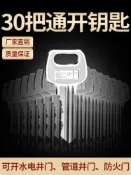 協貿國際日用品生活7館 防火門鎖芯小區物業萬能水井電井通用鎖芯管道井門消防門通開鑰匙