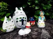 【瑋 的 ToToRo 】宮崎駿 宮崎駿 冬天 龍貓 小梅 場景組 共六件（ 微景觀 公仔 擺件 ）