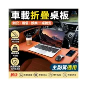 (店+)[限時免運]車載折疊小桌板 便攜車載桌板 多功能車用電腦桌 多功能車用餐桌 車載折疊辦公桌 車內餐桌主副駕駛通用
