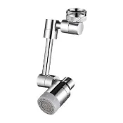 【FJ】萬向1800°機械臂水龍頭延伸器/節水器AWS3(2入組)