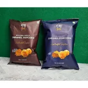蘑菇爆米花 印度4700BC 比利時巧克力焦糖口味/喜馬拉雅山玫瑰鹽&焦糖口味60g