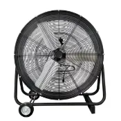 金牌五金工具 LU30寸110V美規750mm便攜式圓筒崗位式排氣換氣通風鼓扇風機風扇[DD1218001]