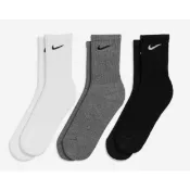 【Asper】Nike 黑灰白 三色ㄧ組 長襪 小腿肚襪 日本限定 SX7664-964
