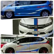 台灣現貨🔥拉花貼紙 車身貼 FIT2 FIT2.5 FIT3 FIT3.5 FIT4 FIT 貼膜 側裙貼紙 引擎蓋貼