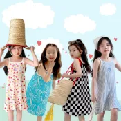 (店+)i揪團 女童冰絲涼感吊帶洋裝 小香風吊帶裙 夏季吊帶裙 可愛洋裝 連衣裙 公主裙 魚尾裙 夏季薄款 G22-03