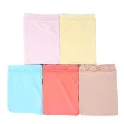 【Chlansilk 闕蘭絹】優雅美型100%蠶絲中高腰內褲(5件組)