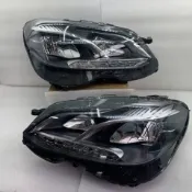 (質量保固）適用于14-16款賓士E級E200 E260 E300 W212原廠大燈總成日行燈配