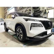 現貨 日產x-trail e-power 直上 圓頭版 水轉印卡夢 前下巴 下擾流板 前定風翼 保險桿 下巴 前擾流板