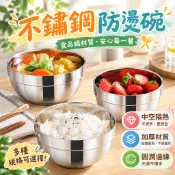 🌟現貨+隔日達🌟 不鏽鋼雙層隔熱碗 不鏽鋼碗 防燙碗 兒童碗 廚房湯 防滑碗 防摔碗 不鏽鋼 餐具 飯碗 碗 雙層