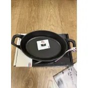 STAUB 橢圓烤盤黑色21CM 全新 正品