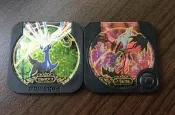 [絕版典藏!! XY雙神獸!!] 神奇寶貝Tretta 台版1彈黑卡 哲爾尼亞斯/X鹿 + 2彈黑卡 伊裴爾塔爾/Y鳥