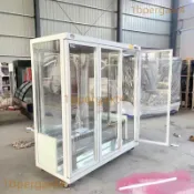 敞開式鮮花保鮮柜風冷無霜定做花店鮮花冰箱花藝三門冷藏玻璃展示（不含運費 咨詢客服）