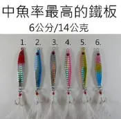 【仿生獸】 鐵板 非 IMA微鐵板 6公分重14克 小鐵板 青物鐵板 岸拋 船釣 路亞 假餌 米諾 波趴 魔獸 雷蛙
