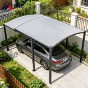 免運 移動車庫 車棚 停車棚 2026 新款 家用遮雨棚帳篷別墅庭院戶外伸縮式雨棚遮陽棚 防曬防雨易安裝