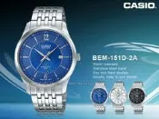 CASIO 卡西歐 手錶專賣店 BESIDE BEM-151D-2A 男錶 不鏽鋼錶帶  防水 全新品