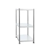 (店+)【誠宜居家美學】55x35x80公分 三層不鏽鋼隙縫架-加強底部橫梁贈輪組-廚房架 置物架 收納架 隙縫架 架子